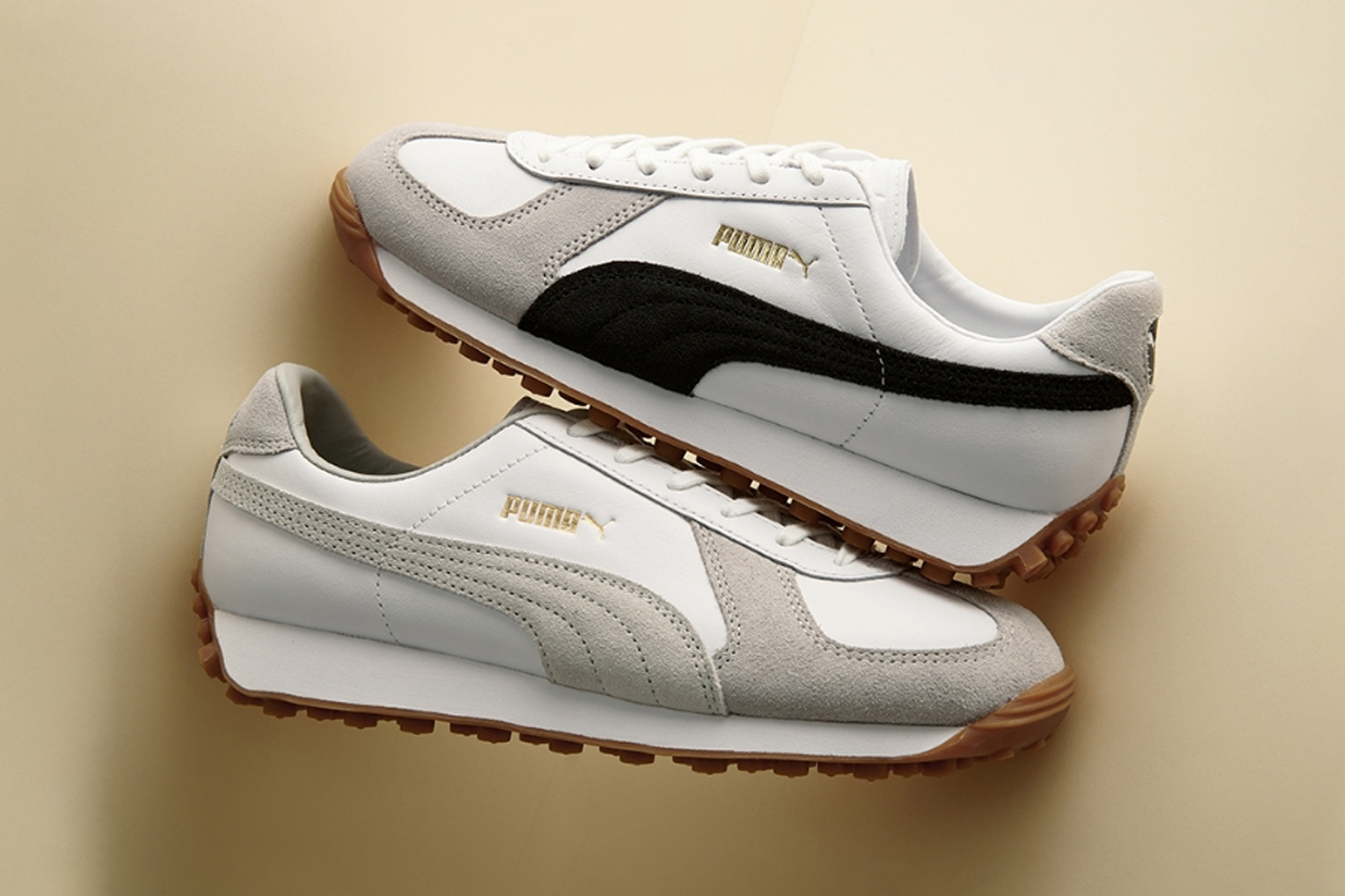 PUMA品牌运动鞋，多种颜色组合提供选择，适合多样化的穿搭风格。