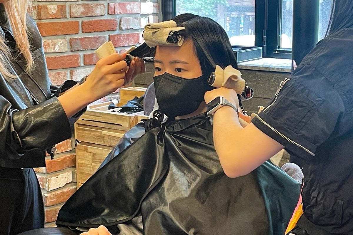 韓国旅行 韓国美容 韓国ヘアサロン 韓国美容室 ソウル ソウルヘアサロン CHOP HAIR 韓国スタイル