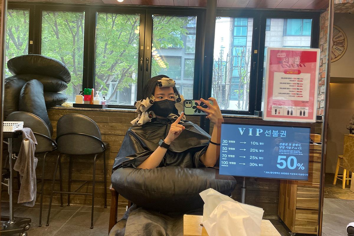 韓国旅行 韓国美容 韓国ヘアサロン 韓国美容室 ソウル ソウルヘアサロン CHOP HAIR 韓国スタイル