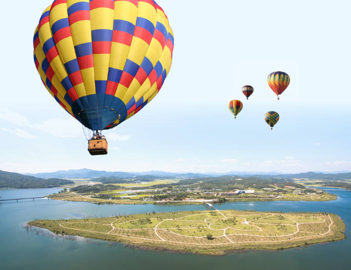 Trải nghiệm khinh khí cầu ở Sangju, Hàn Quốc