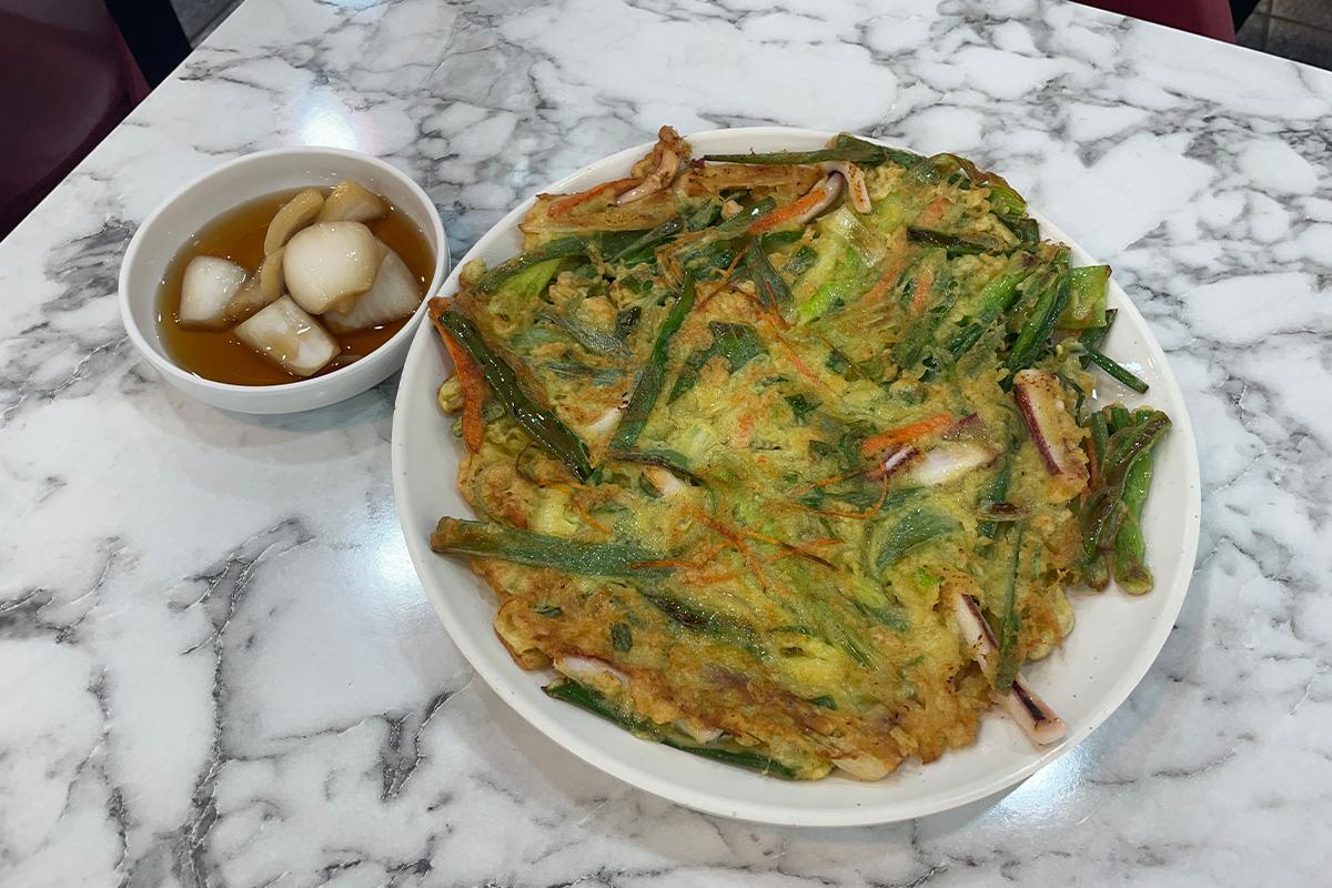 廣藏市場 昌信生拌牛肉 2號店 魷魚葱煎餅