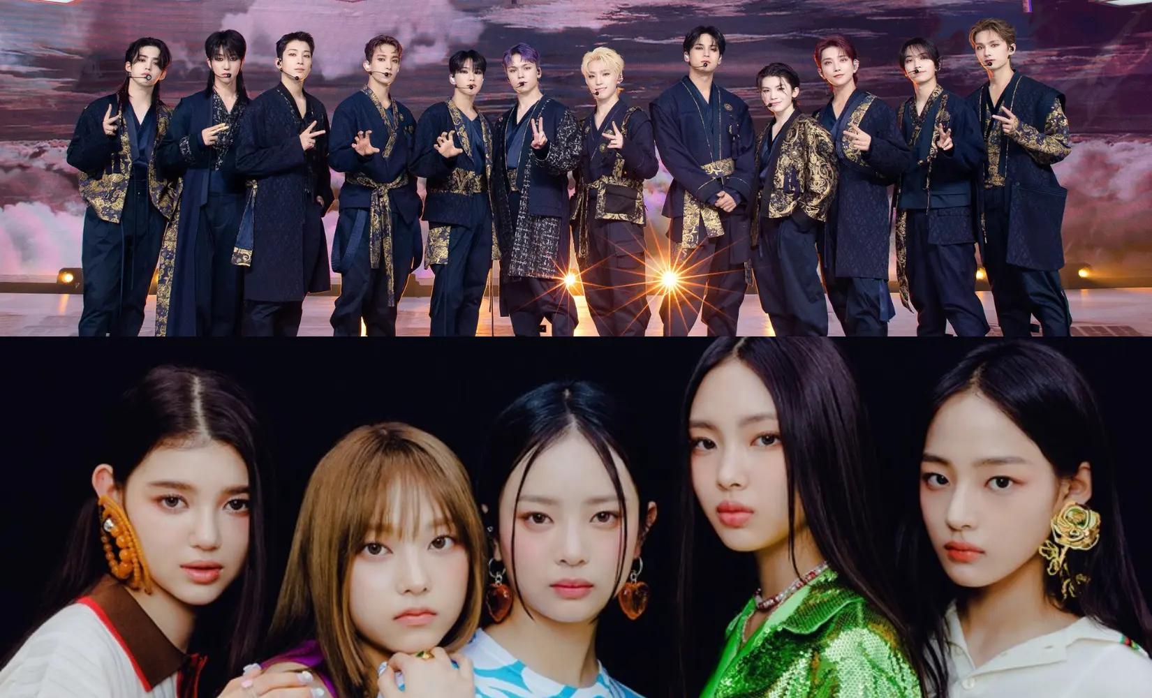 韓團歌曲最高同時播放量TOP20