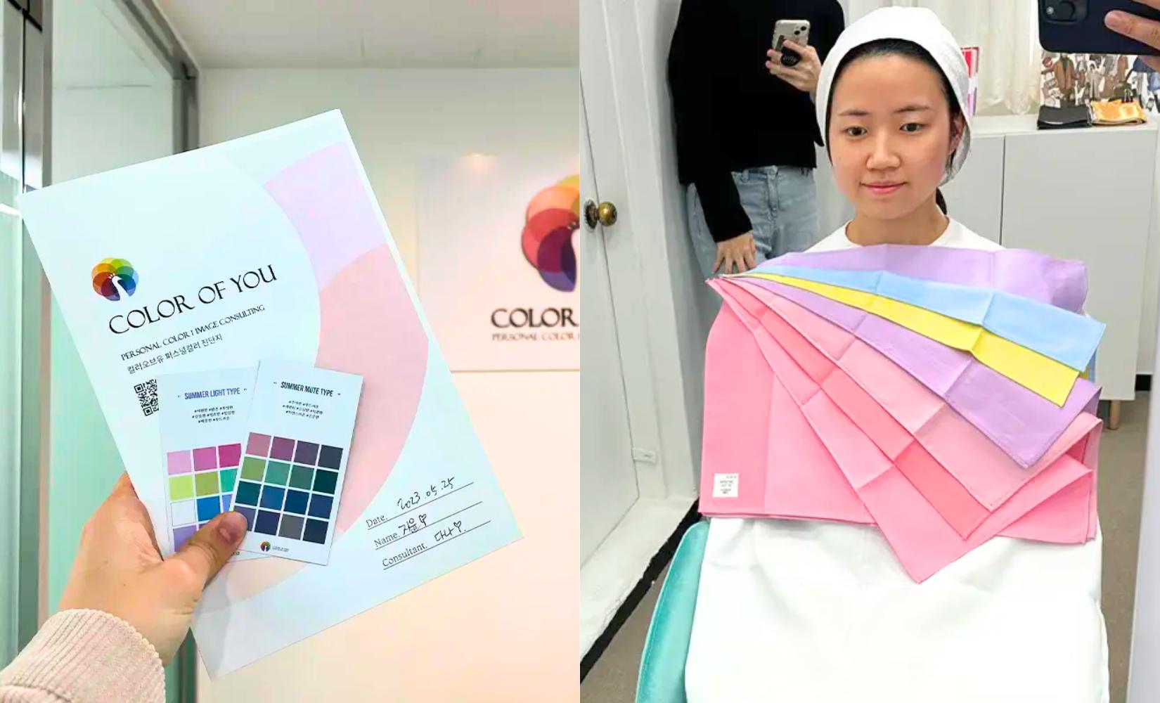 Color Of You: Tư vấn chuyên nghiệp tìm ra màu sắc cá nhân ở Hongdae, Hàn Quốc