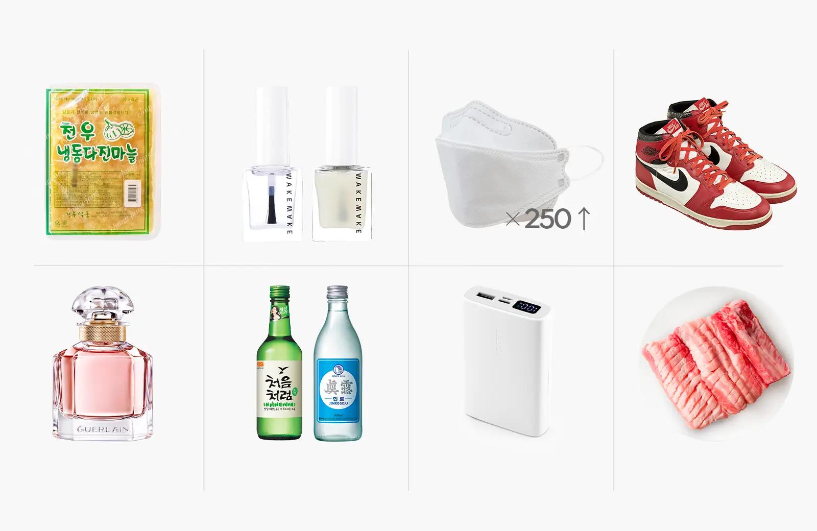 無法進行商品詢價的商品列表