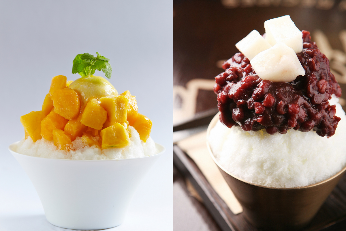 Ăn bingsu ở Hàn vào tháng 8