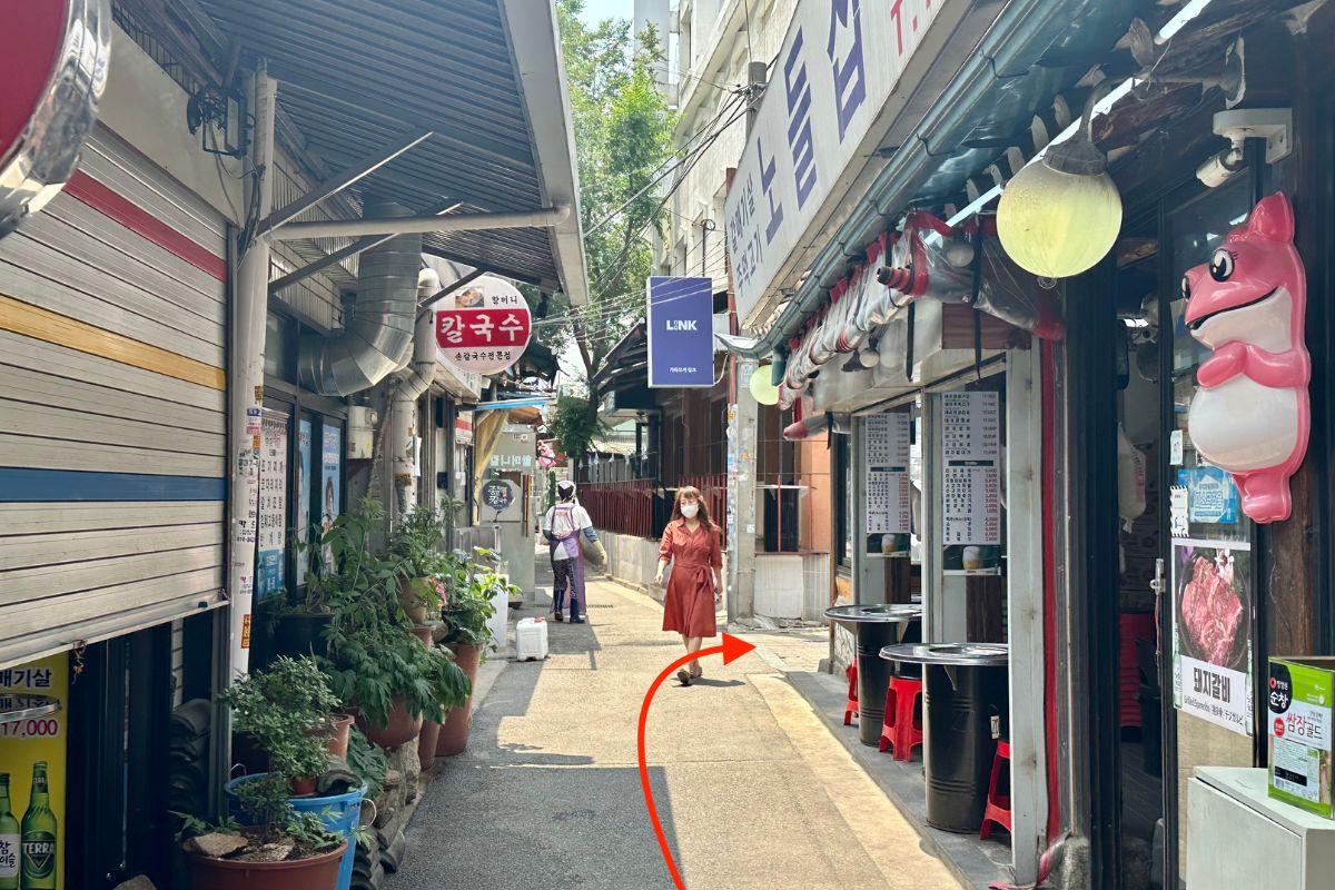 益善洞 Cafe Highwaist 前往方法