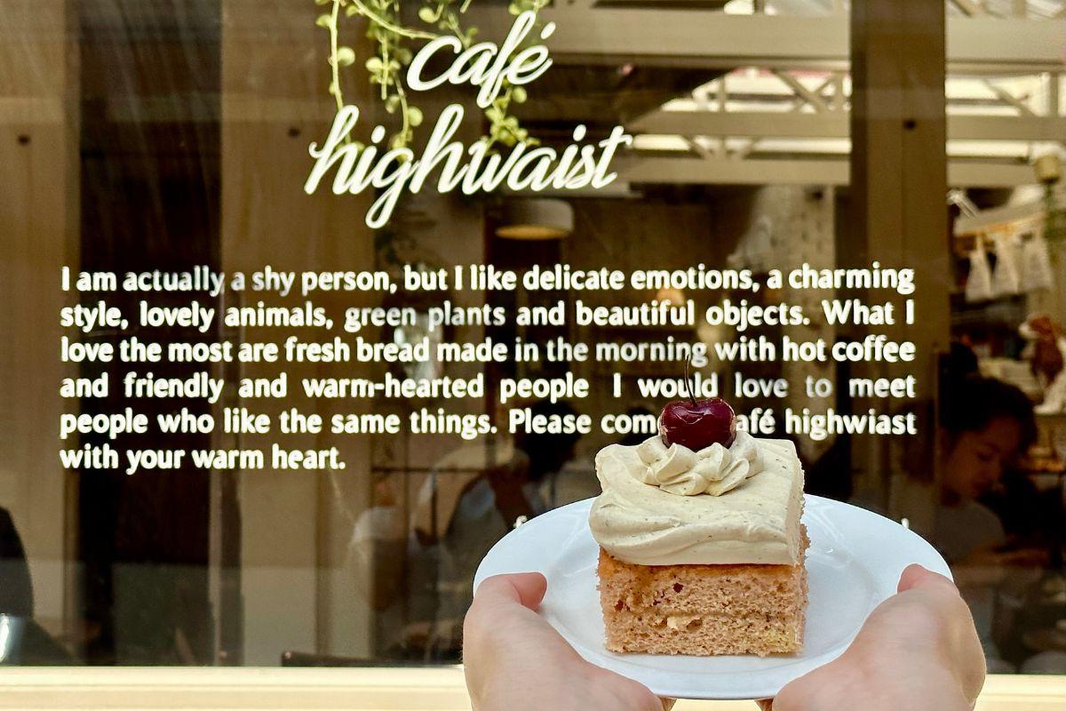 益善洞 Cafe Highwaist Earl Grey Pink Lady Cake