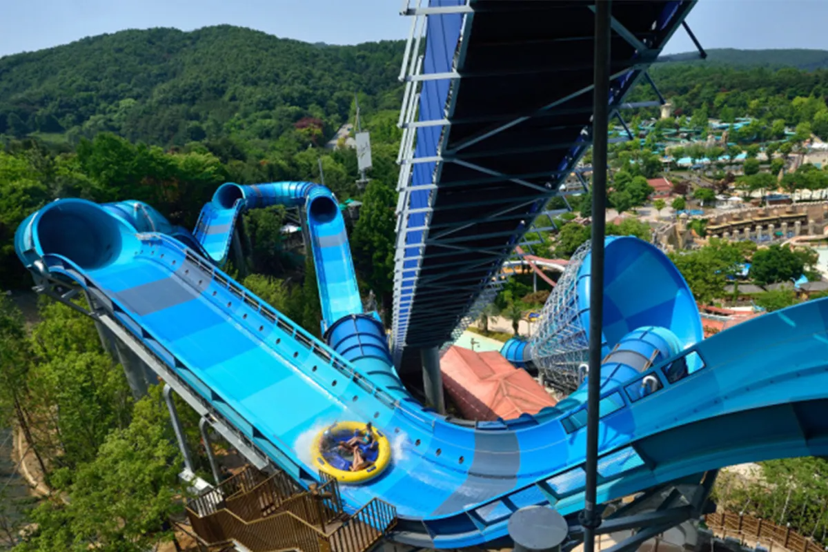 công viên nước caribbean bay ở everland