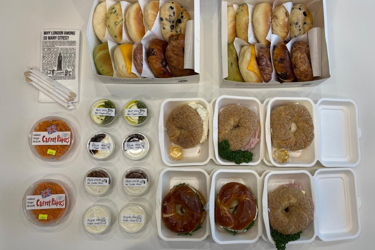 韓國 咖啡廳 London Bagel Museum 倫敦貝果博物館