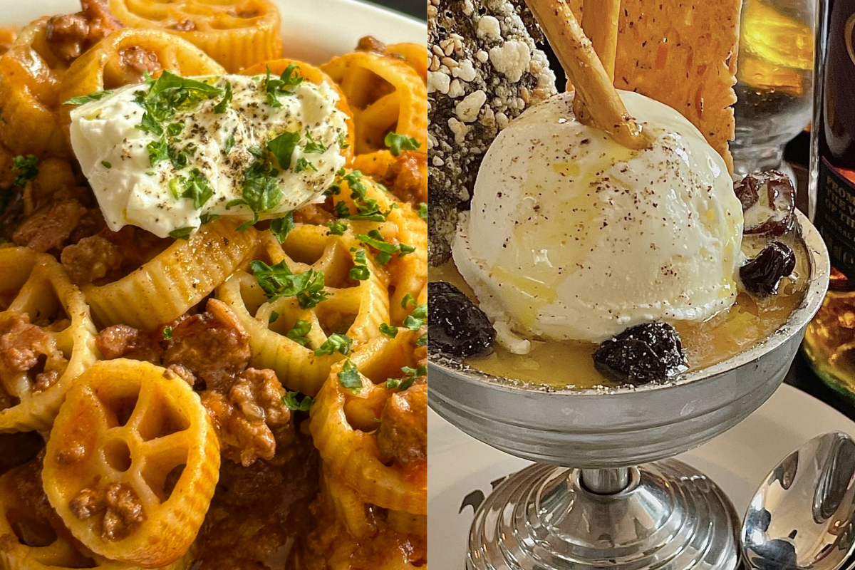 Knocker Upper 內的美食特寫，展示了經過精緻擺盤的韓式混搭下酒小菜。