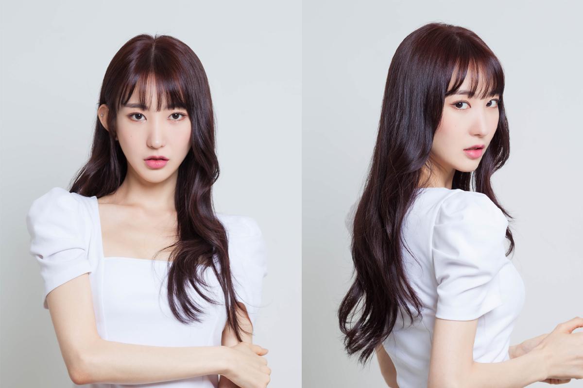 江南 YiPi HAIR Long Layer Purple Hair