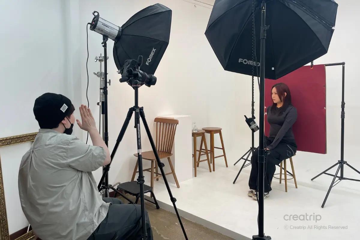 韓国旅行 韓国フォトスタジオ ソウル 韓国写真館 人生ショット シヒョナダ