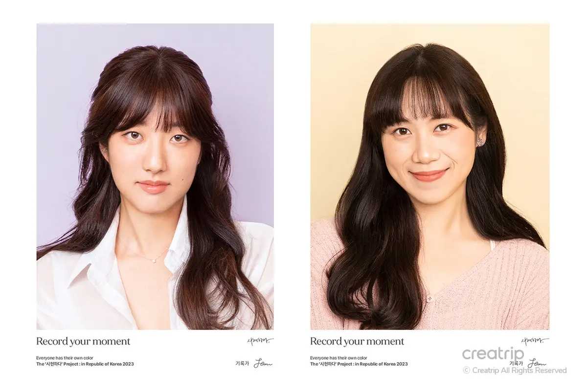 sihyunhada 시현하다 韓國必做 韓國證件相 個人照 形象照 首爾影相 影相鋪 sihyunhada frame 人生四格 貼紙相