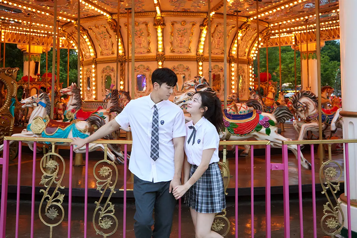 韓国旅行 韓国製服レンタル 大邱 感性制服 イーワールド