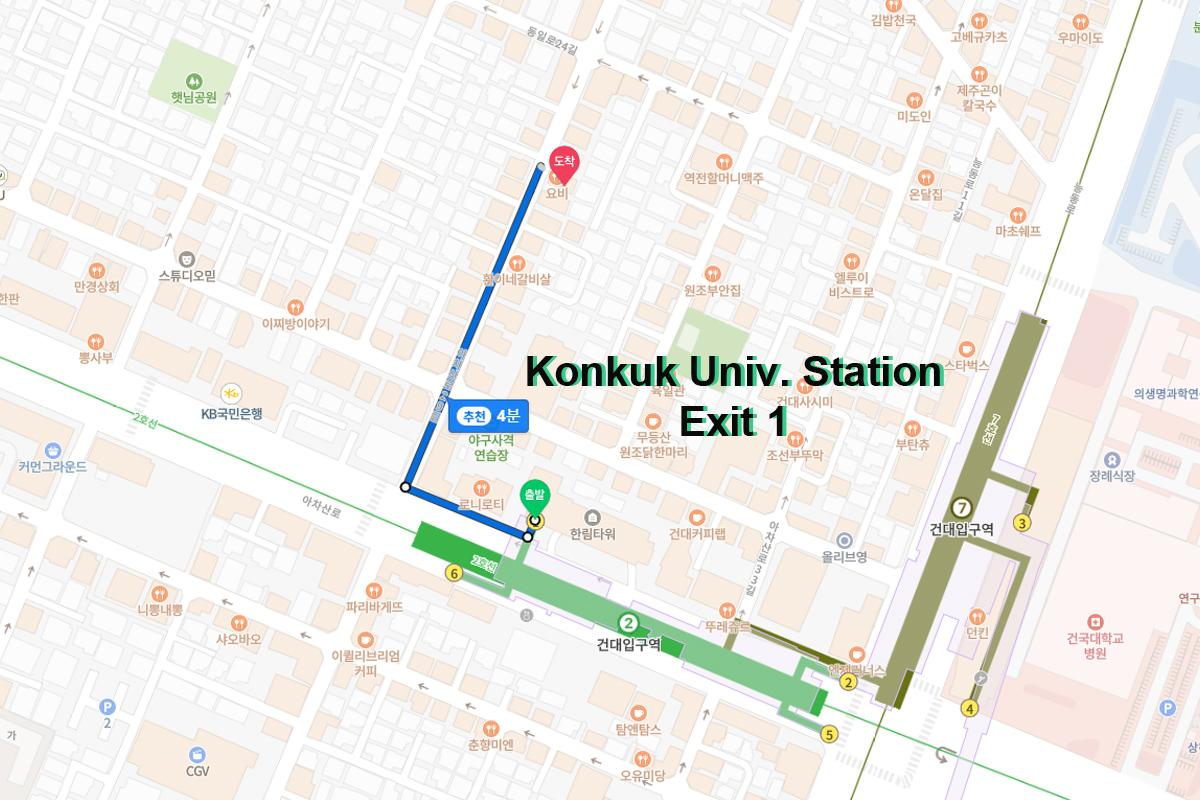 韓國照相館 韓國個人照 韓國自助照相館 Recorded 建大店 前往方法