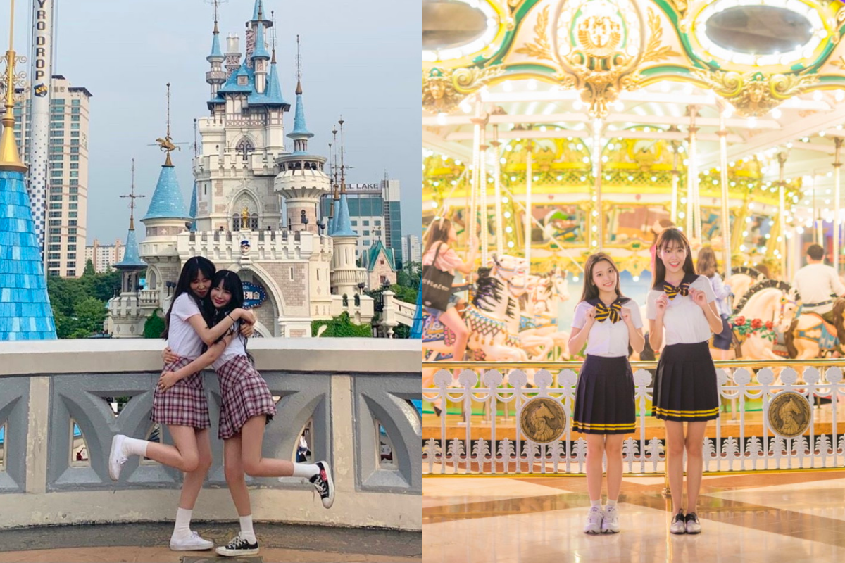 韓国旅行 ロッテワールド 蚕室 ソウル Creatripパッケージ優待券 GINGER BEAR ロッテワールドモール Cafe Pepper 松鶏屋