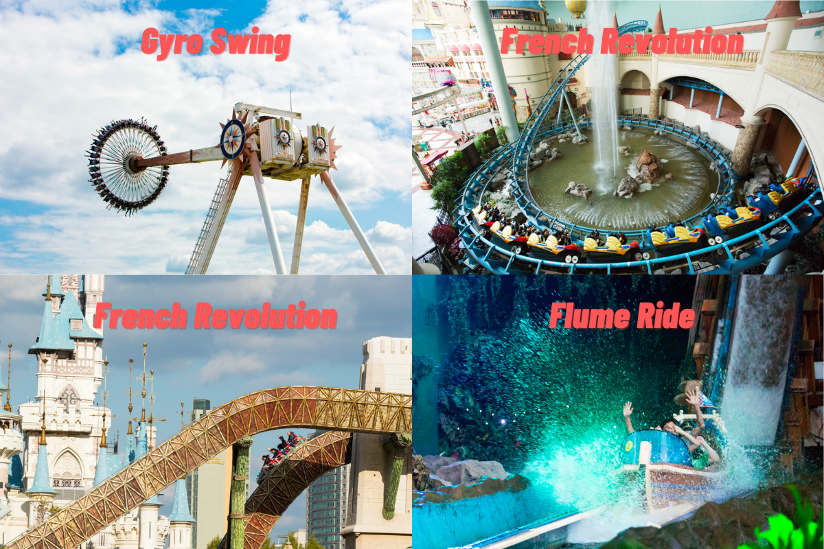 韓国旅行 ロッテワールド 蚕室 ソウル Creatripパッケージ優待券 GINGER BEAR ロッテワールドモール Cafe Pepper 松鶏屋