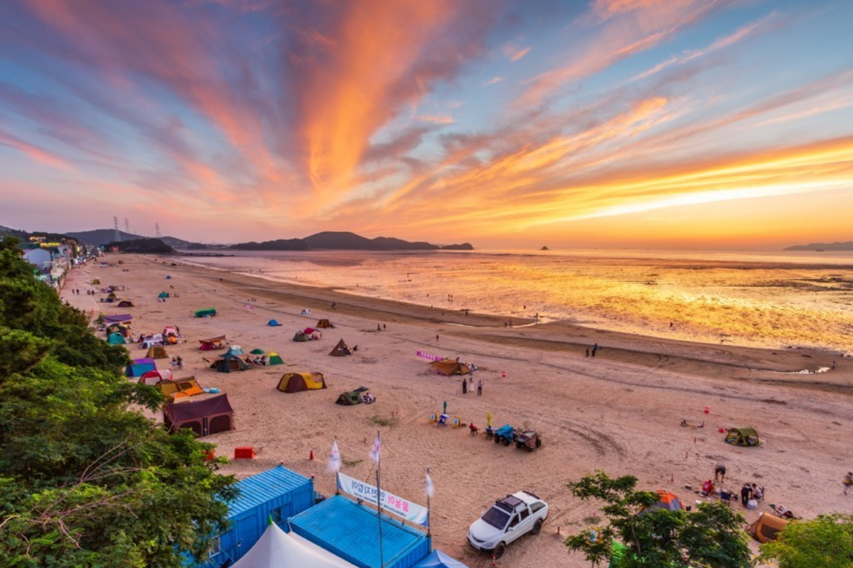首爾地鐵睇海景點推薦 海景 韓國旅行 韓國一日遊 舂頭浦海水浴場 방아머리해수욕장
