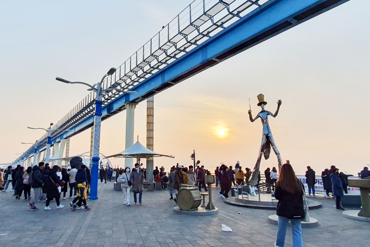 首爾地鐵睇海景點推薦 海景 韓國旅行 韓國一日遊 月尾島 月尾文化街 월미도 월미문화의거리