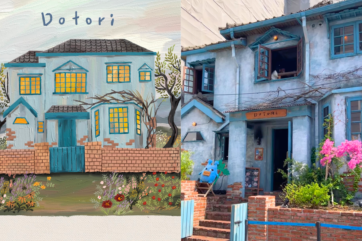 Dotori - quán cafe xinh như bước ra từ truyện cổ tích ở Hàn Quốc