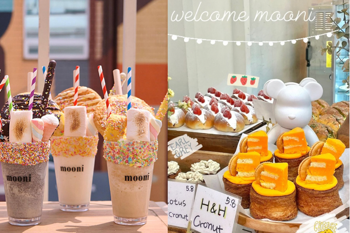 đồ uống và bánh tại Mooni, Apgujeong - quán cafe xinh như bước ra từ truyện cổ tích ở Hàn Quốc