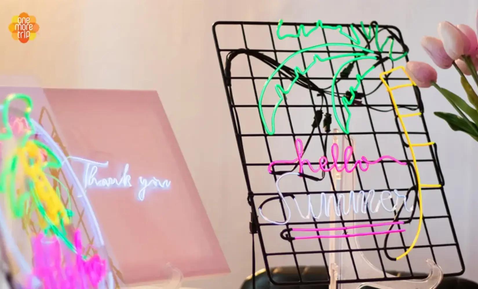 江南 アクティビティ│ネオンサインのワンデークラス