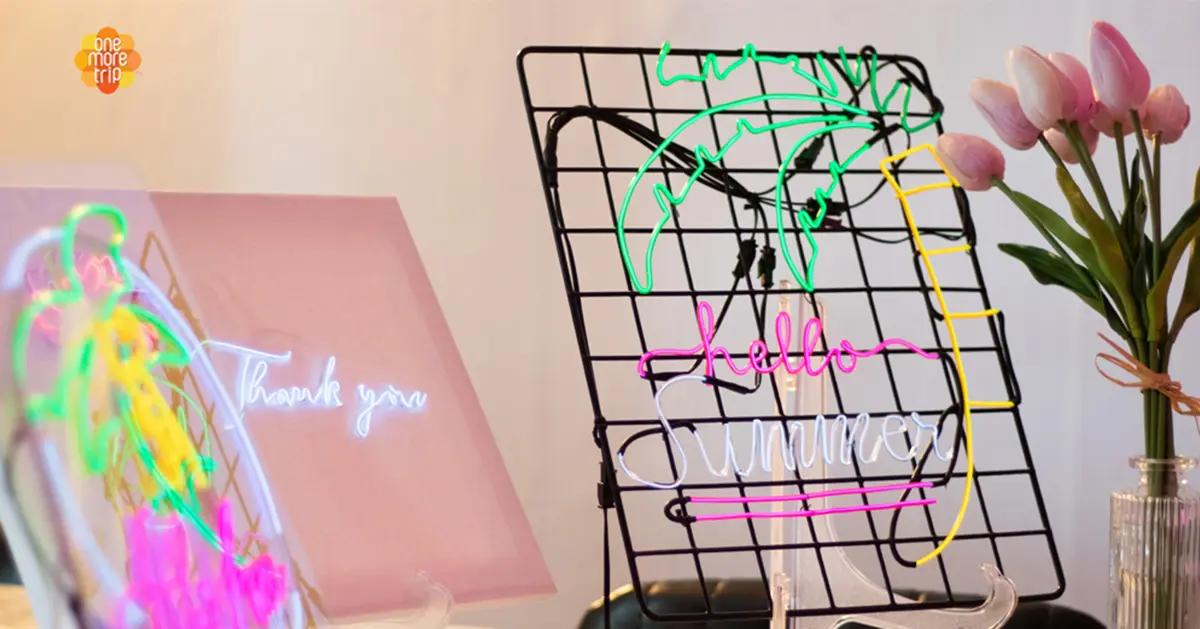 韩国霓虹灯牌DIY｜SMOOD(江南)