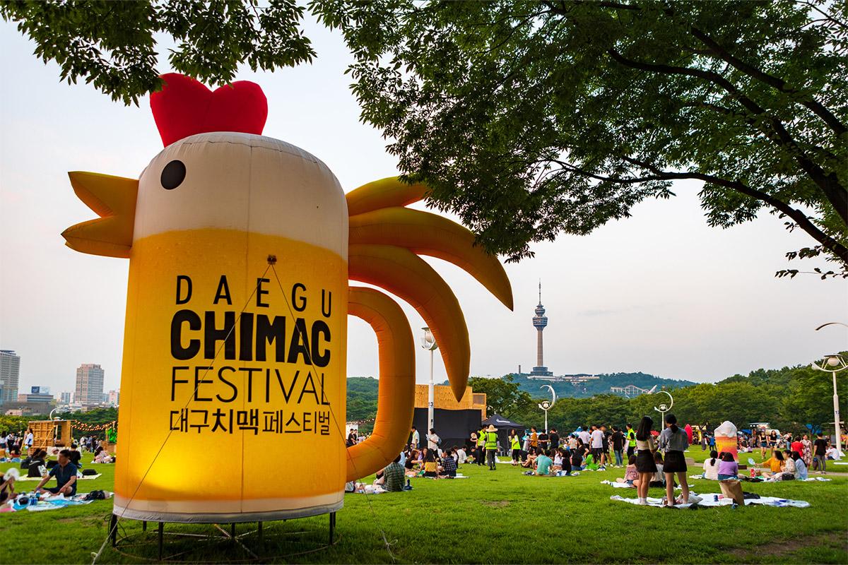 韓国旅行 大邱 チメクフェスティバル 韓国料理 韓国チキン 韓国アクティビティ 韓国ビール 韓国グルメ 大邱名物