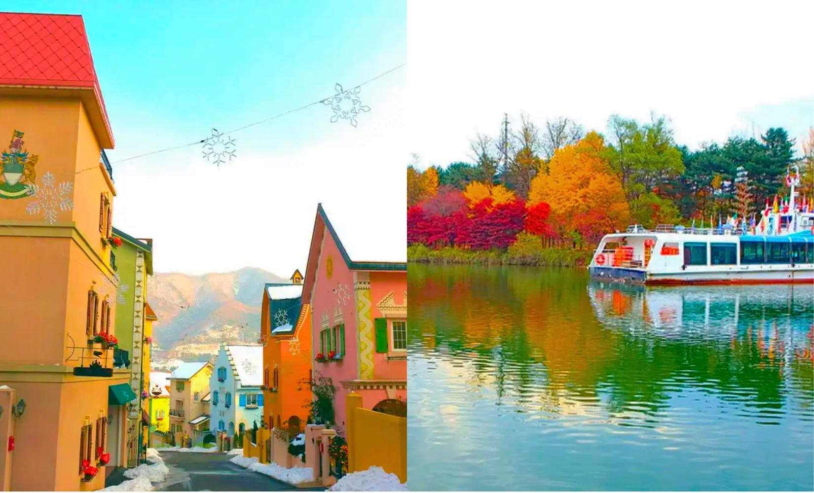 Tour 1 ngày khám phá Làng Thụy Sĩ, Đảo Nami và Xe đạp đường sắt