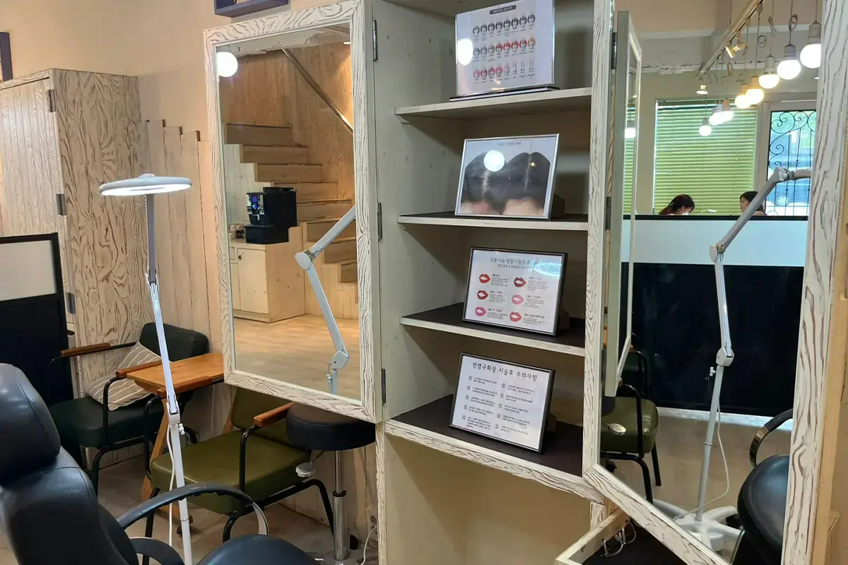 韓国旅行 韓国美容 眉アート ANIS BEAUTY KOREA K-Beayty 明洞 ソウル 半永久施術