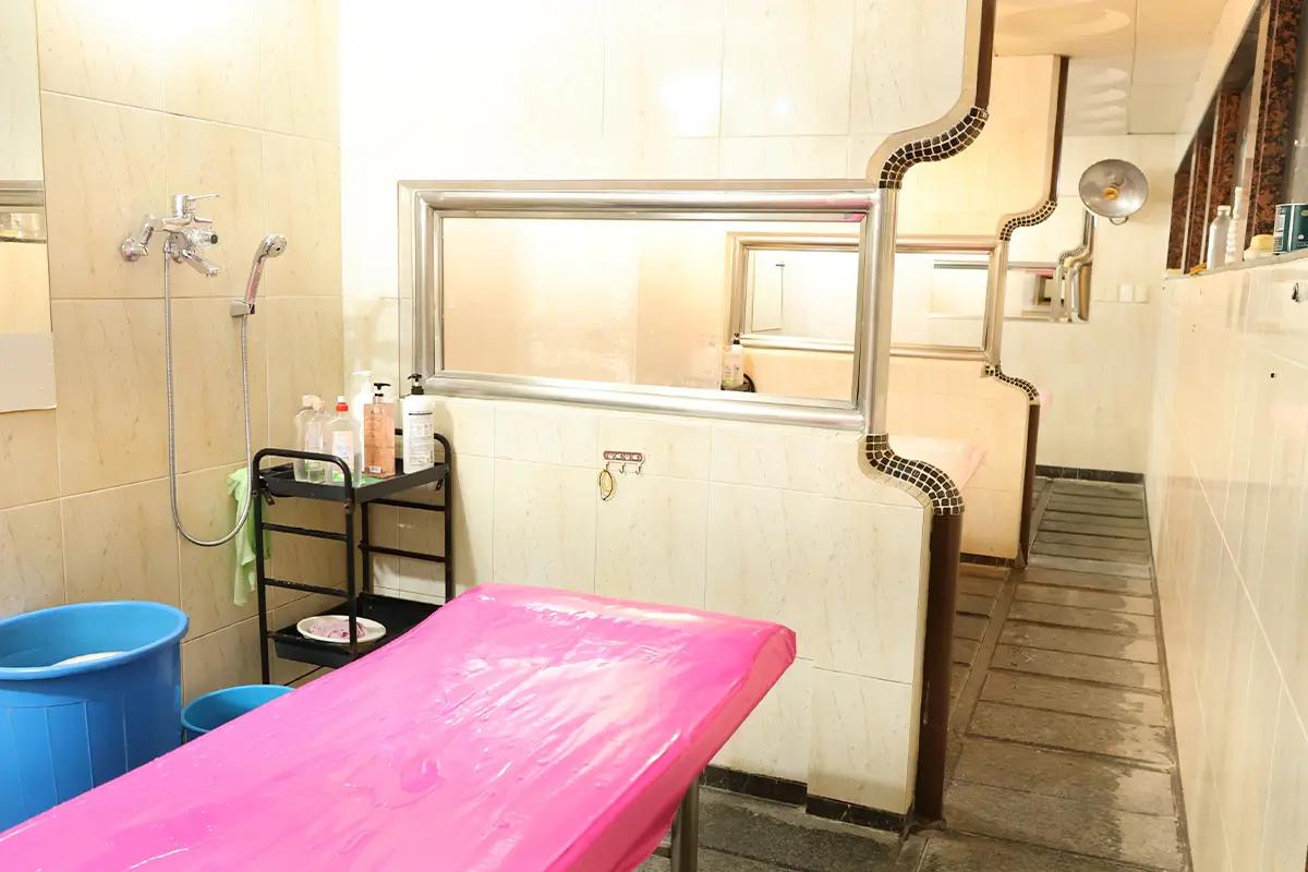 韓国旅行 ソウル 明洞 チムジルバン 韓国サウナ 明洞黄金サウナ よもぎ蒸し 汗蒸幕