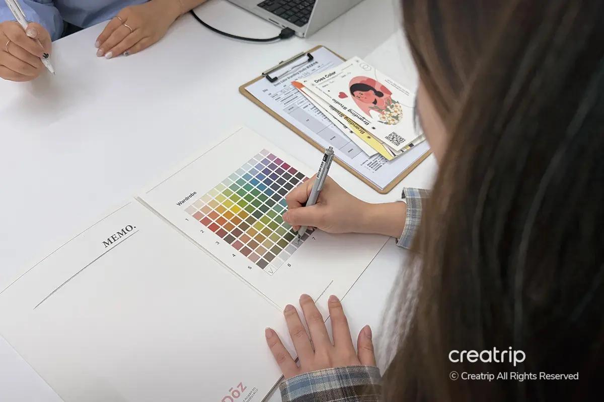 Personal Colour 韓國Personal Colour 韓國個人色彩診斷 弘大Personal Colour中心推薦 朵姿 Does Studio