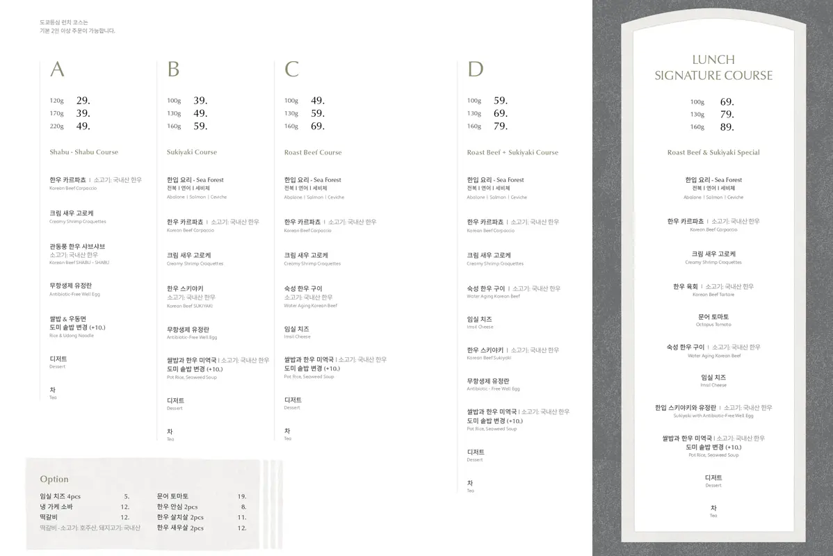 韓国旅行 韓国料理 韓牛 ソウル 蚕室 東京トゥンシム