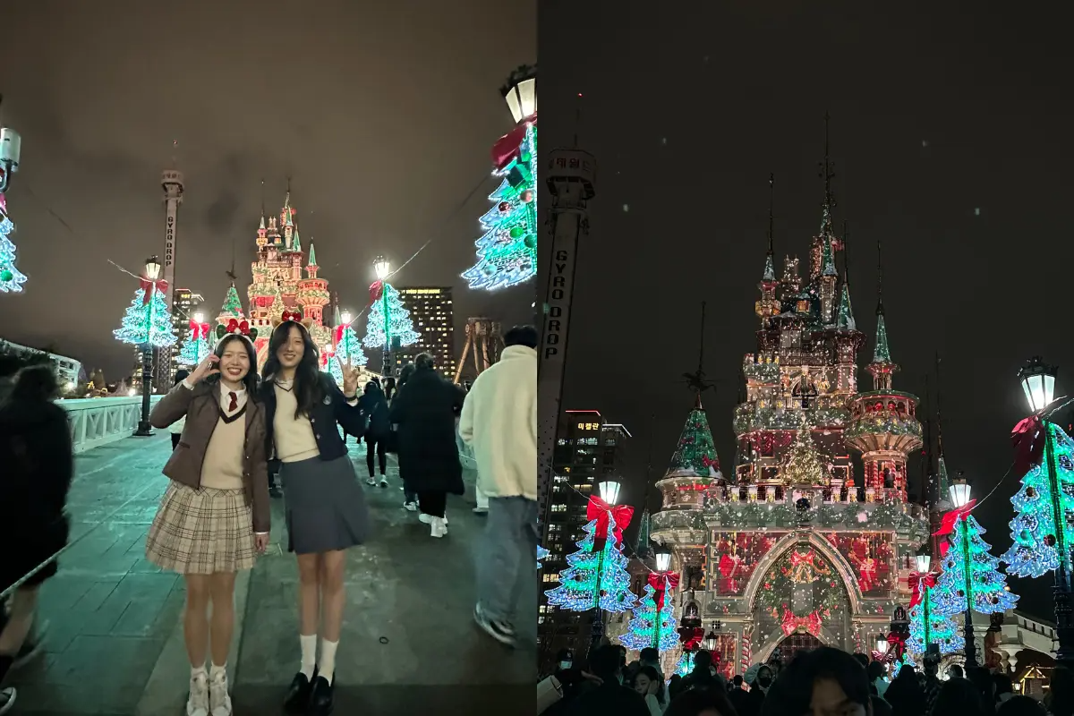góc chụp ảnh đẹp nhất định phải chụp khi đến Lotte World tháng 9