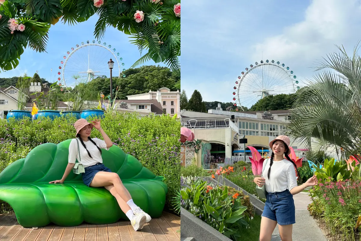 góc chụp ảnh đẹp nhất định phải chụp khi đến Everland tháng 9