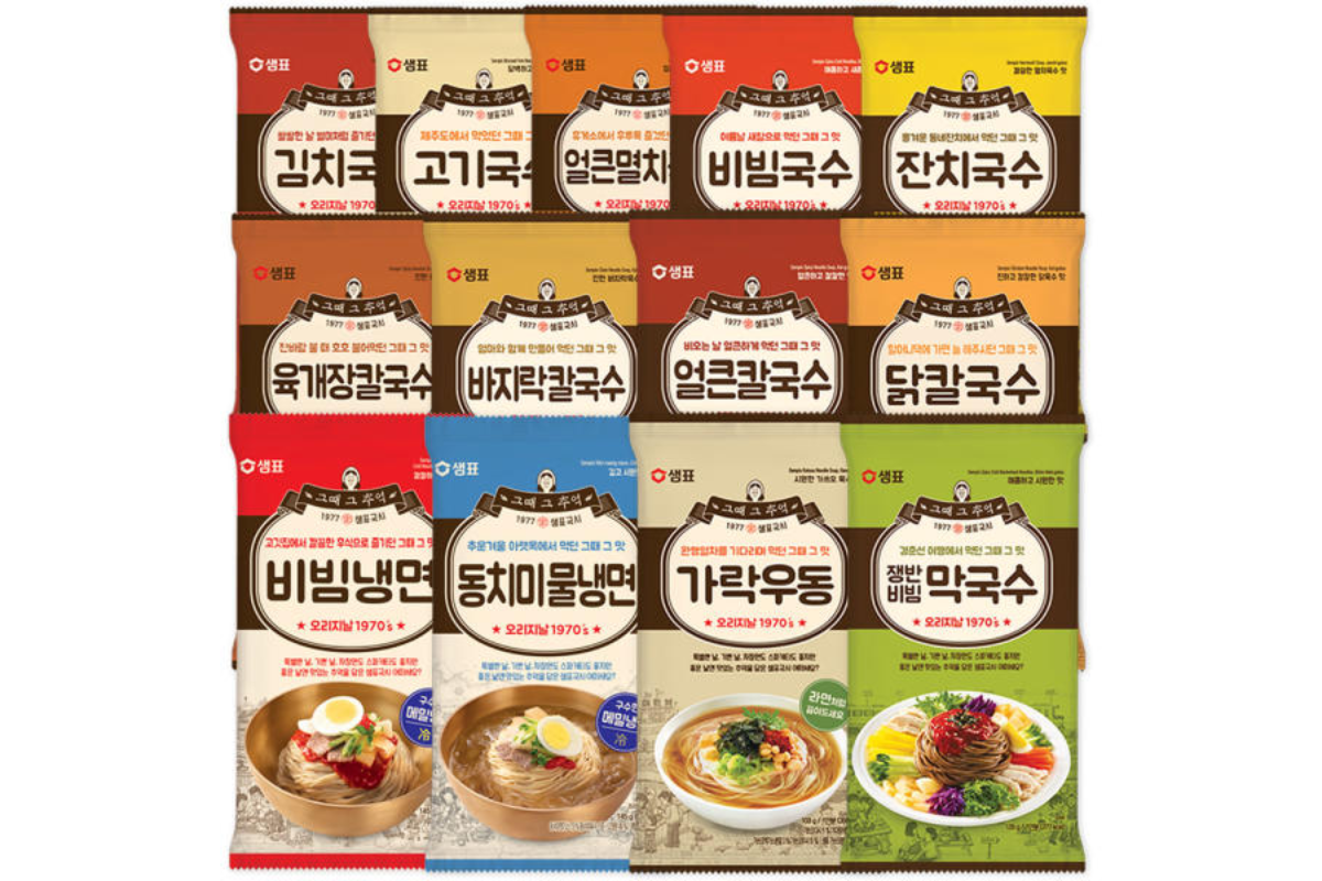 韓國即食麵 韓國公仔麵推薦 非油炸即食麵 低卡即食麵 韓國手信 膳府 素麵/刀削麵