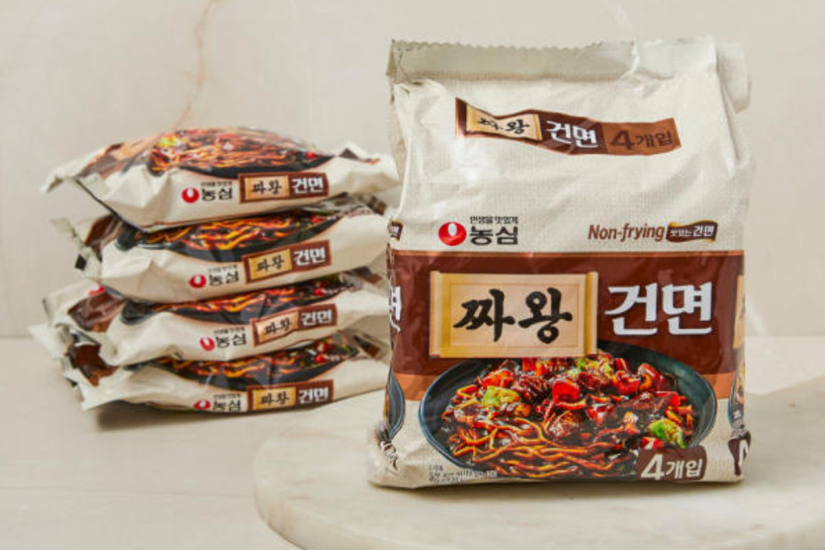 韓國即食麵 韓國公仔麵推薦 非油炸即食麵 低卡即食麵 韓國手信 農心炸王炸醬麵乾麵版