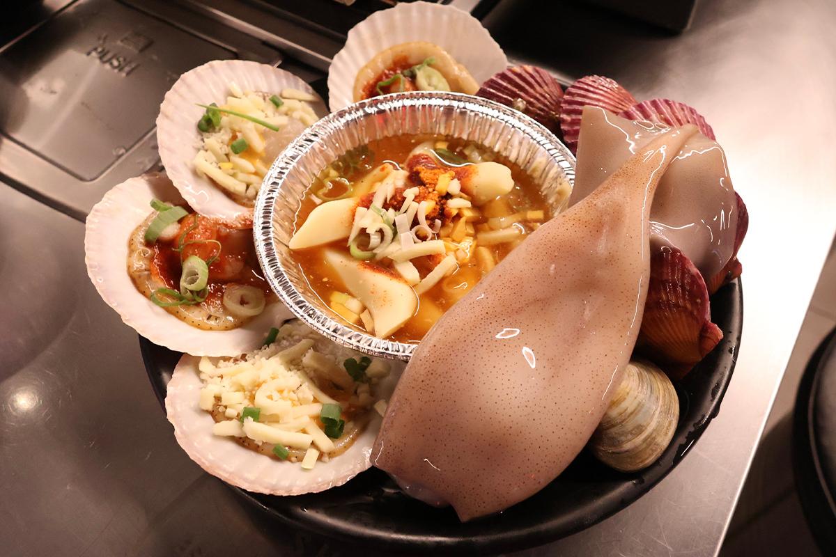 韓國美食 首爾美食 弘大餐廳 韓國燒貝殼 韓國烤貝殼 貝殼 海鮮 弘大 夏威夷烤貝殼 Hawaii Shellfish 價錢 menu 預約