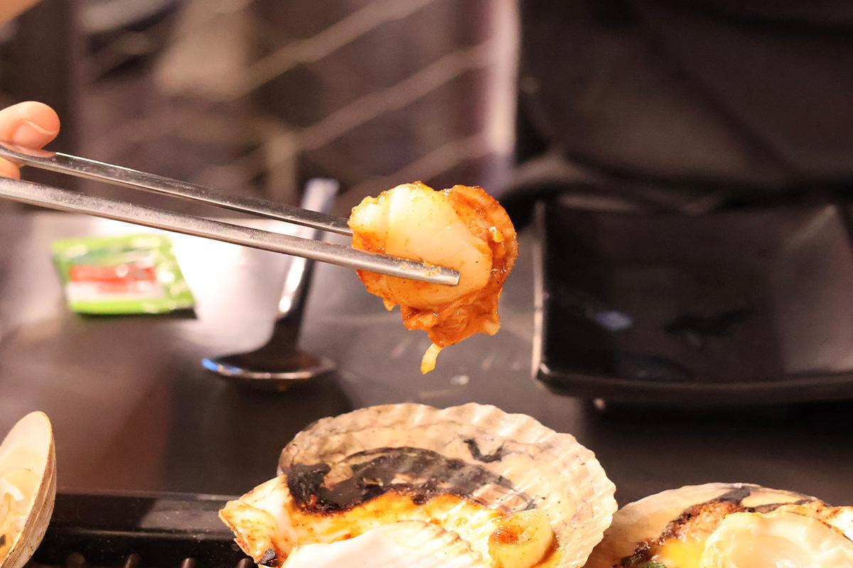 韓國美食 首爾美食 弘大餐廳 韓國燒貝殼 韓國烤貝殼 貝殼 海鮮 燒海鮮 弘大 夏威夷烤貝殼 Hawaii Shellfish 價錢 menu 預約