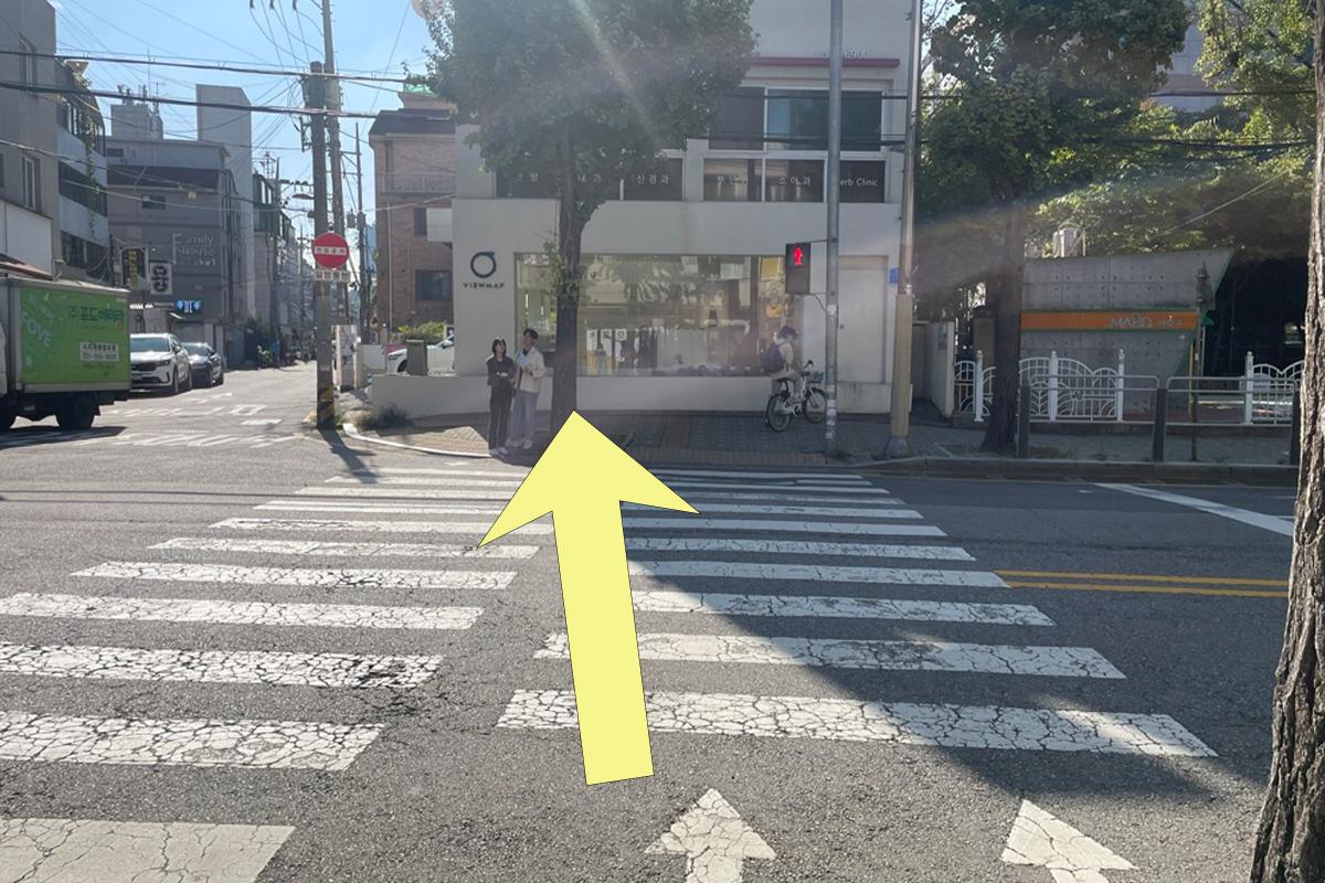 Street view showing the location of VIEWMAP storefront across the road.