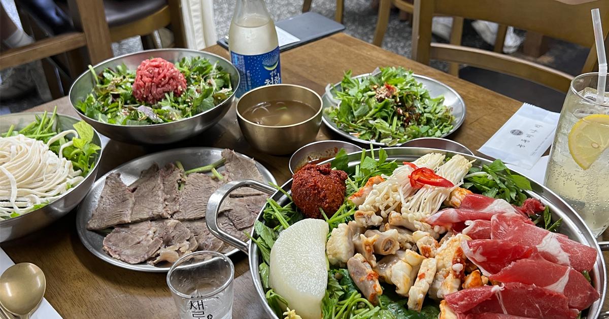 圣水洞美食「陵洞水芹菜」探访