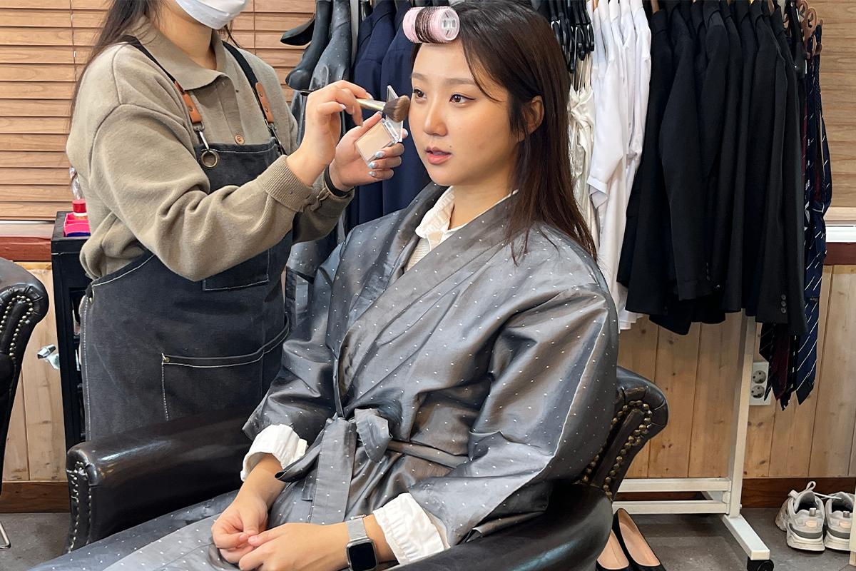 韓国旅行 ソウル 弘大 韓国プロフィール写真 Modelro Studio 韓国写真館