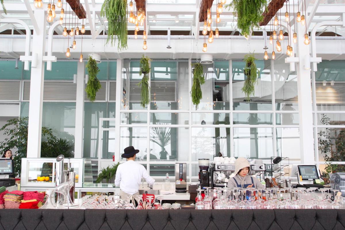 韓國餐廳 韓國高級餐廳 The SkyFarm The SkyFarm預約 汝矣島 All Day Fresh Kitchen 價錢 預約 餐廳環境