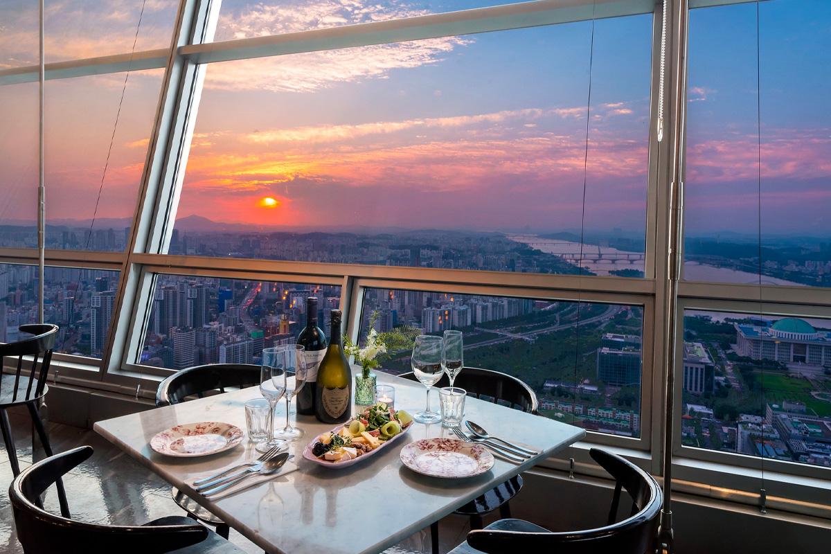 韓國餐廳 韓國高級餐廳 The SkyFarm The SkyFarm預約 汝矣島 All Day Fresh Kitchen 價錢 預約 餐廳環境