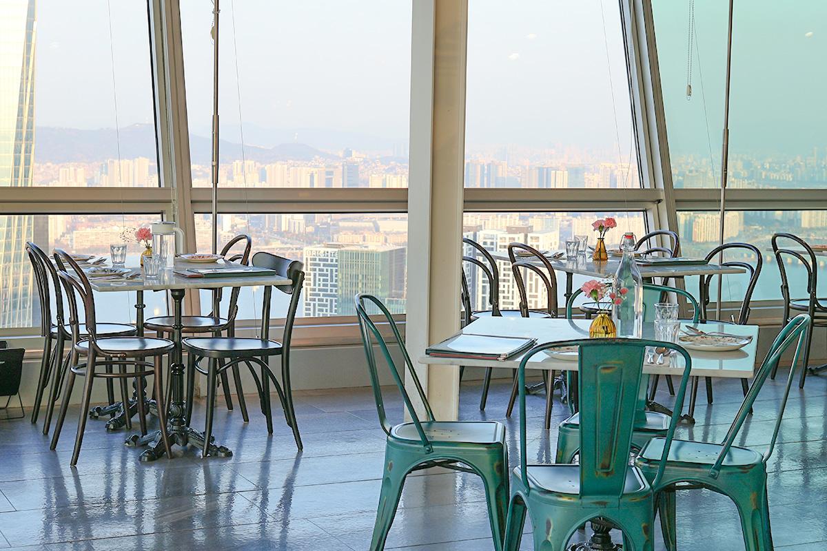 韓國餐廳 韓國高級餐廳 The SkyFarm The SkyFarm預約 汝矣島 All Day Fresh Kitchen 價錢 預約 餐廳環境