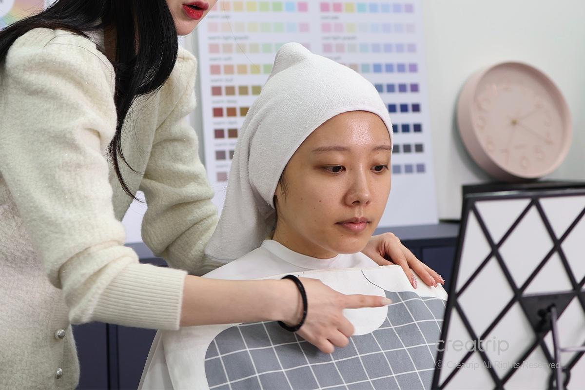 個人色彩鑑定 個人色彩檢測 個人色彩診斷 色彩鑑定 韓國個人色彩鑑定 首爾個人色彩鑑定 韓國色彩鑑定 首爾色彩鑑定 my shopper 狎鷗亭