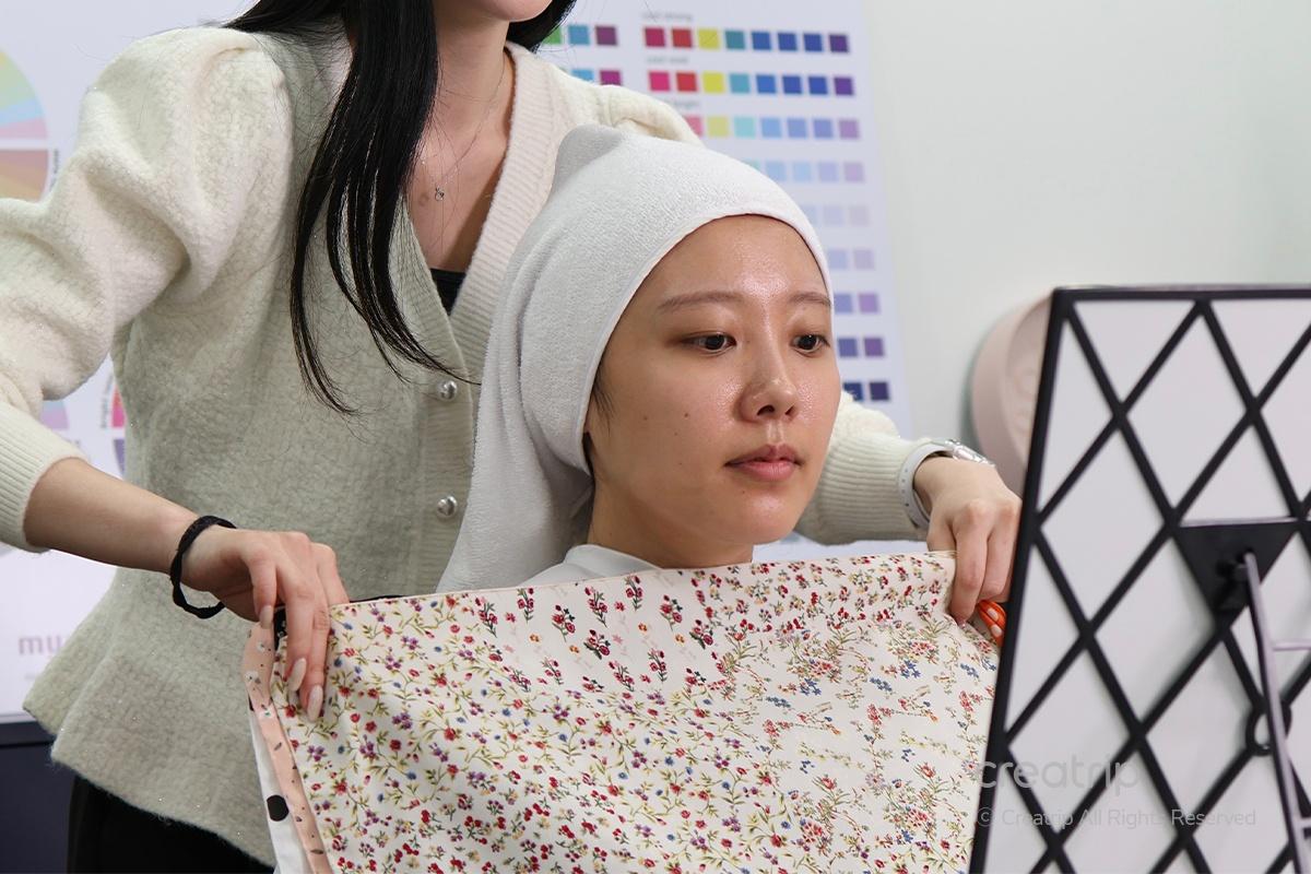 個人色彩鑑定 個人色彩檢測 個人色彩診斷 色彩鑑定 韓國個人色彩鑑定 首爾個人色彩鑑定 韓國色彩鑑定 首爾色彩鑑定 my shopper 狎鷗亭