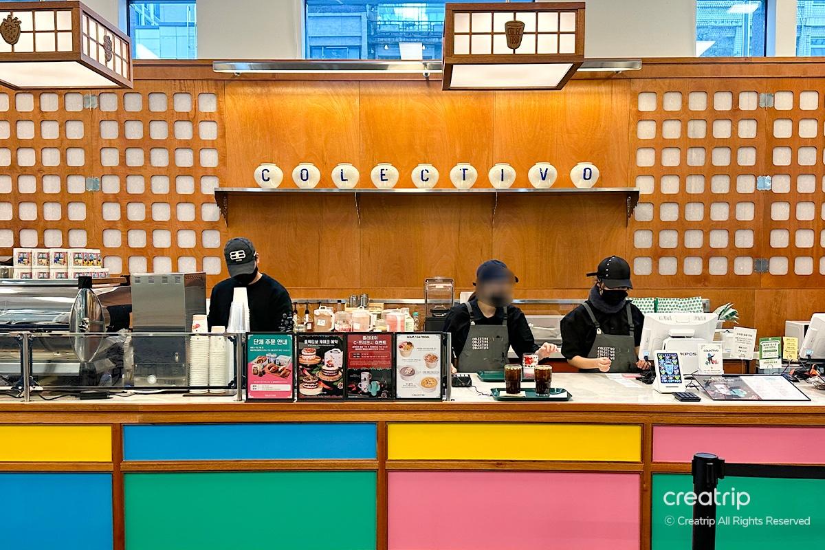 韓国旅行 韓国グルメ ソウル 乙支路 COLECTIVO 乙支路PINEAVENUE 韓国カフェ