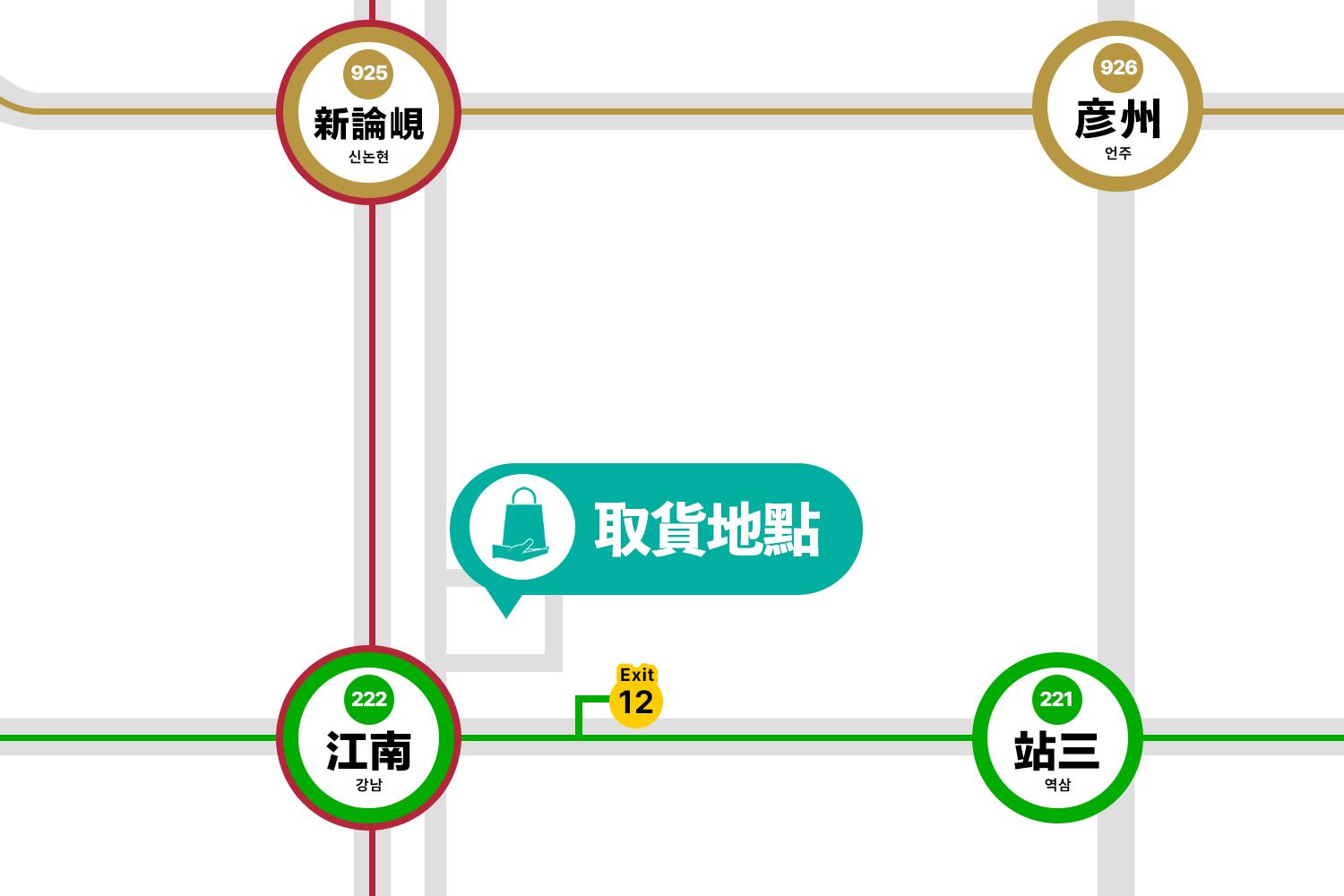 紀念品取貨地點指南