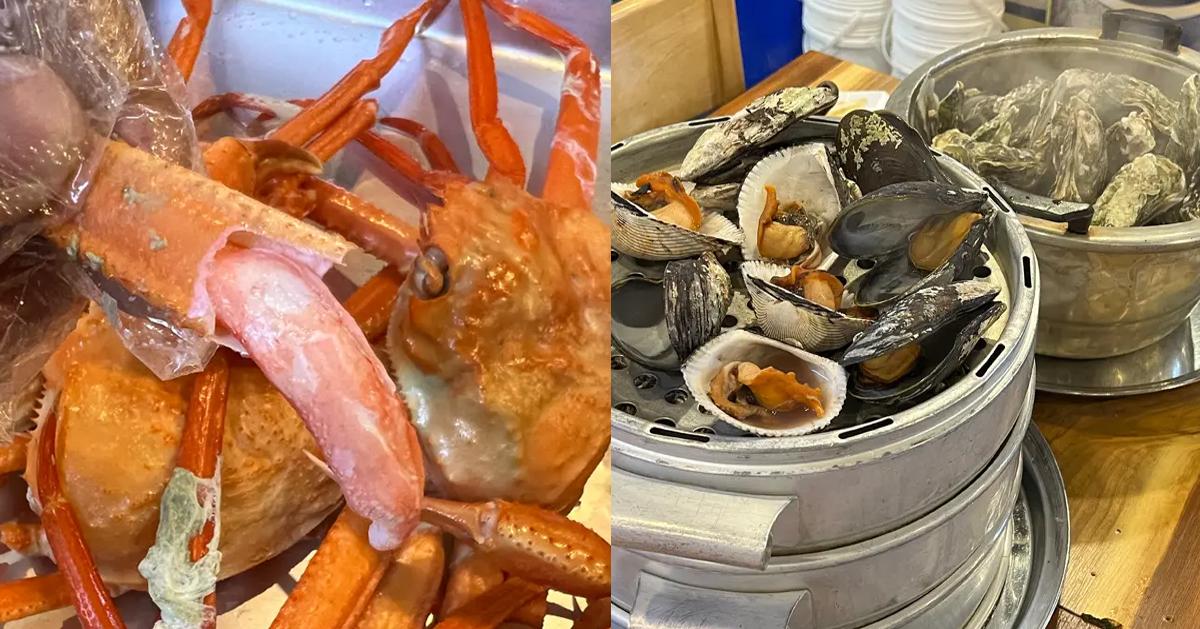 韩国「烤贝类/红蟹吃到饱」探访